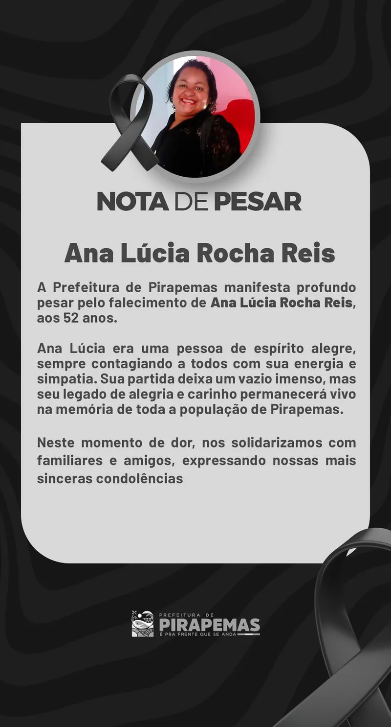 NOTA DE PESAR