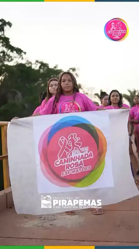 🚶♀️ Caminhada Outubro Rosa – Povoado Matões 💗