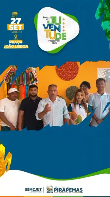 🚨 Atenção, juventude de Pirapemas! 🚨
