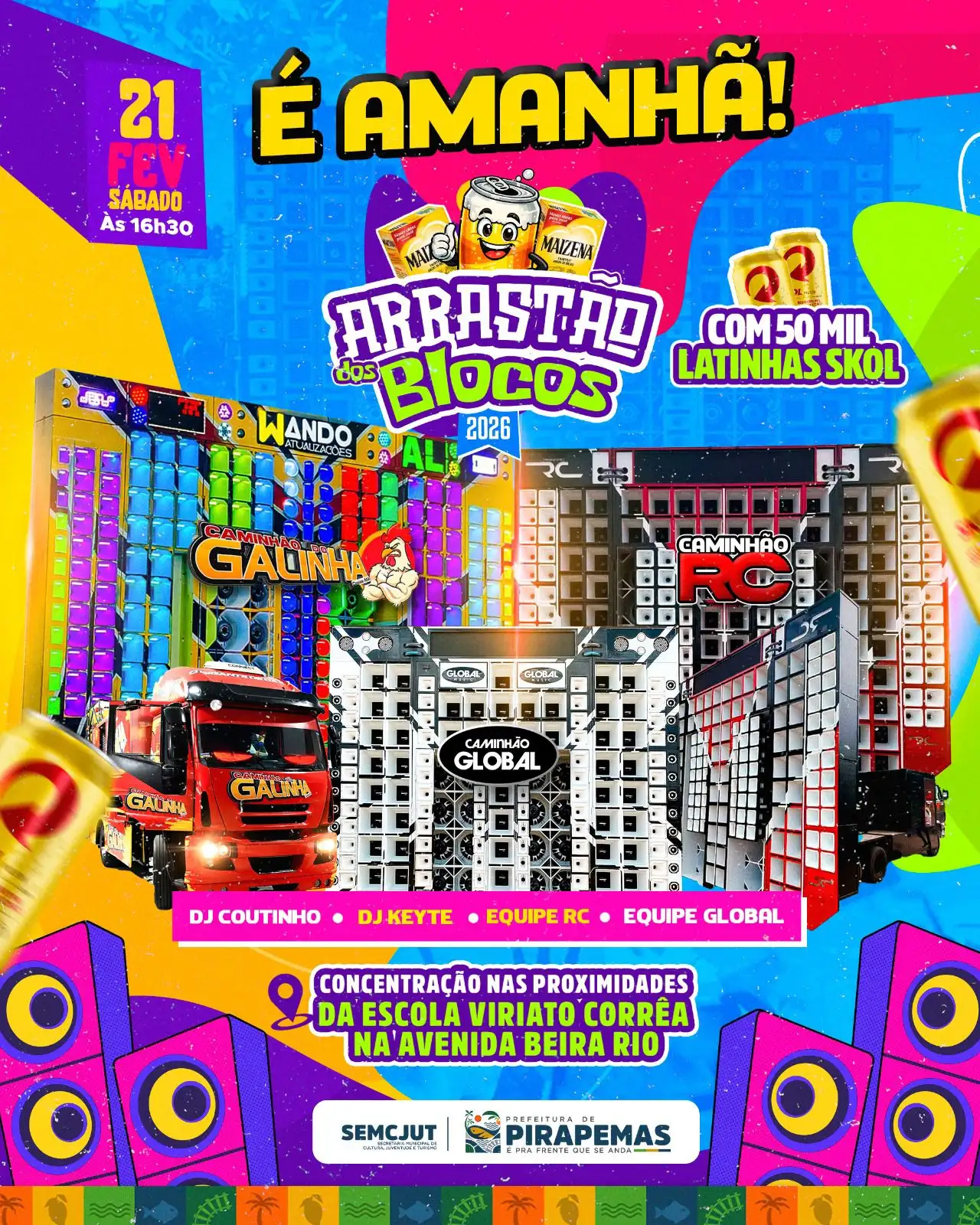 Arrastão dos Blocos 2026 🚨🎉