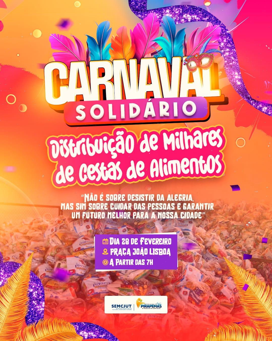 Carnaval Solidário em Pirapemas