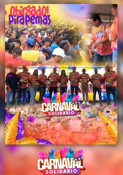 Carnaval Solidário: Alegria, Festa e Mesa Farta para o Povo de Pirapemas!