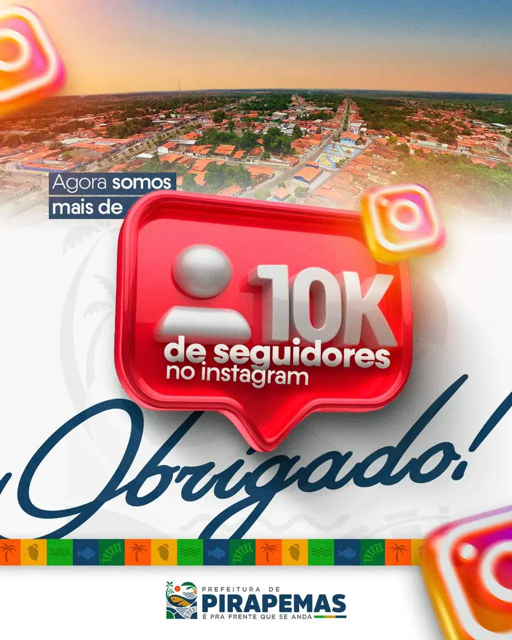 🎉✨ Chegamos a mais de 10 mil seguidores! ✨🎉