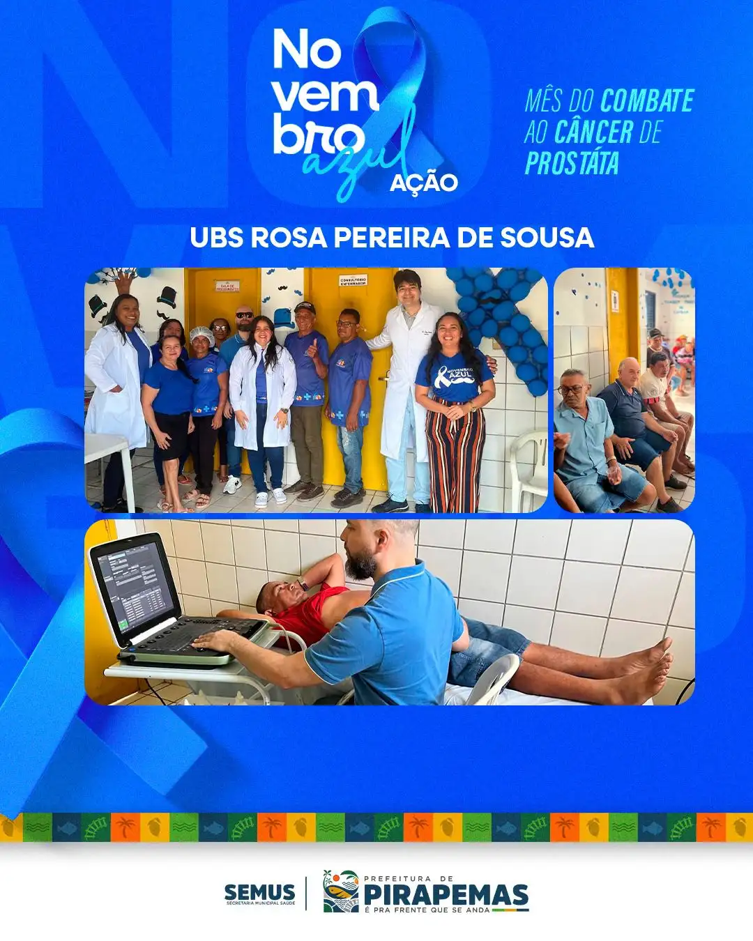 🔵 Novembro Azul – Mês de Combate ao Câncer de Próstata