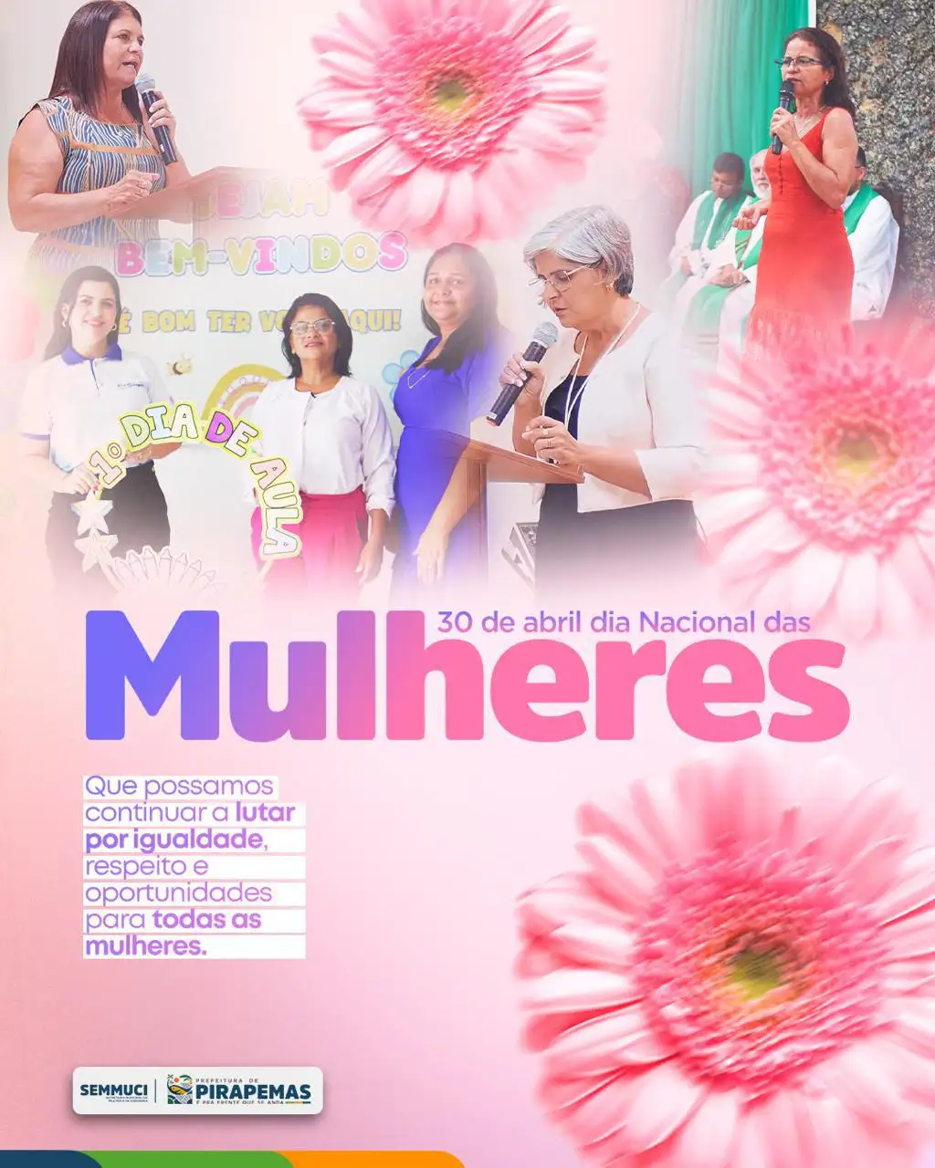 Dia Nacional das Mulheres! 💐