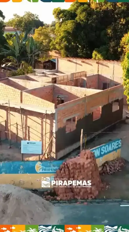 O trabalho segue avançando em todos os cantos de Pirapemas! ✅🏗️