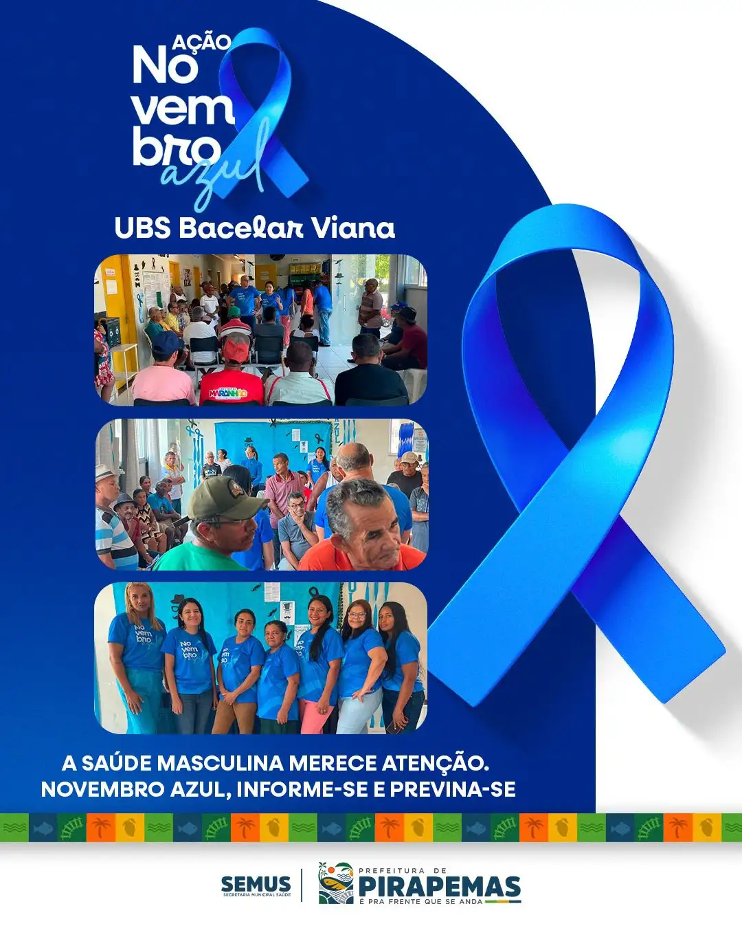 💙 Novembro Azul em ação!