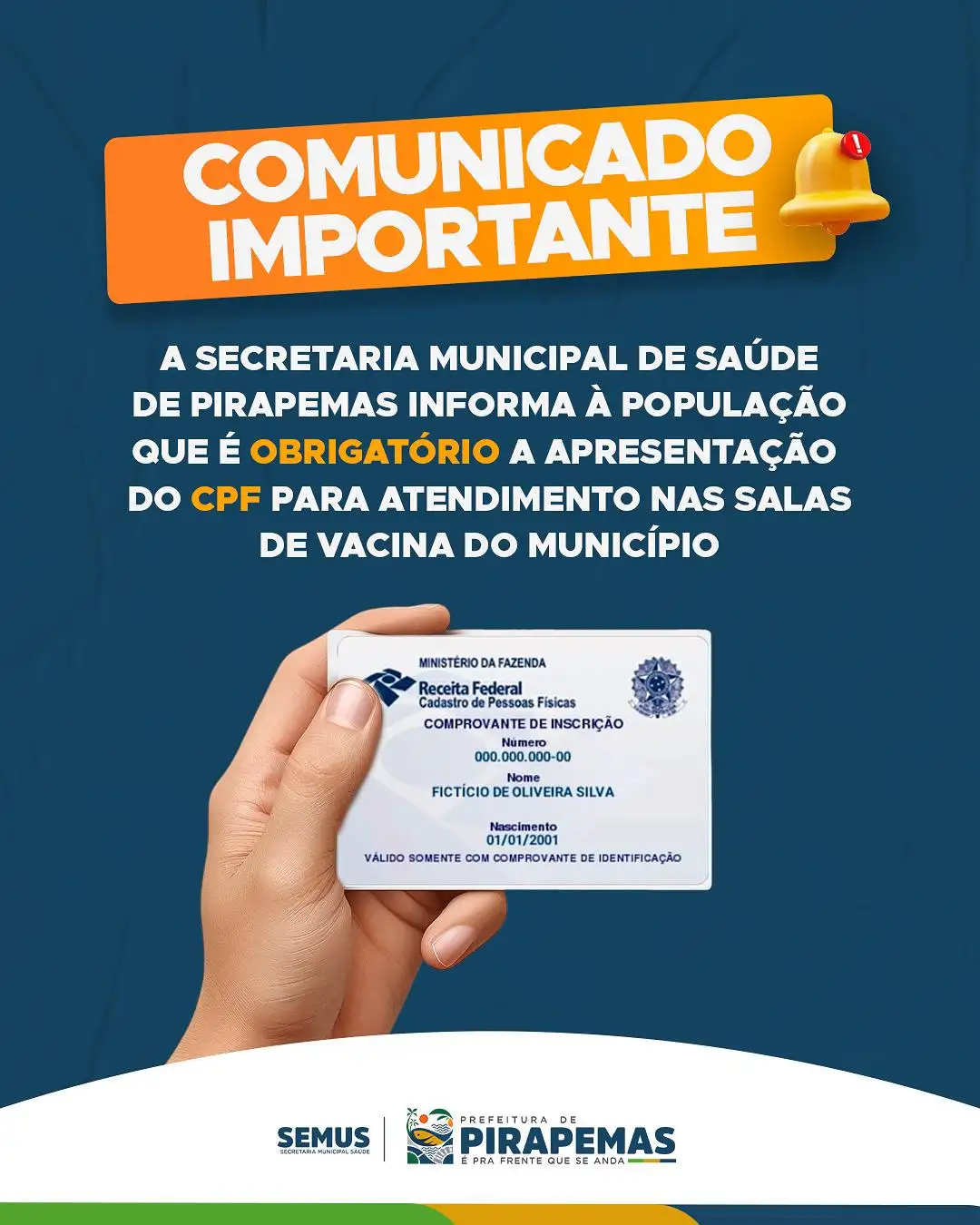 COMUNICADO IMPORTANTE!
