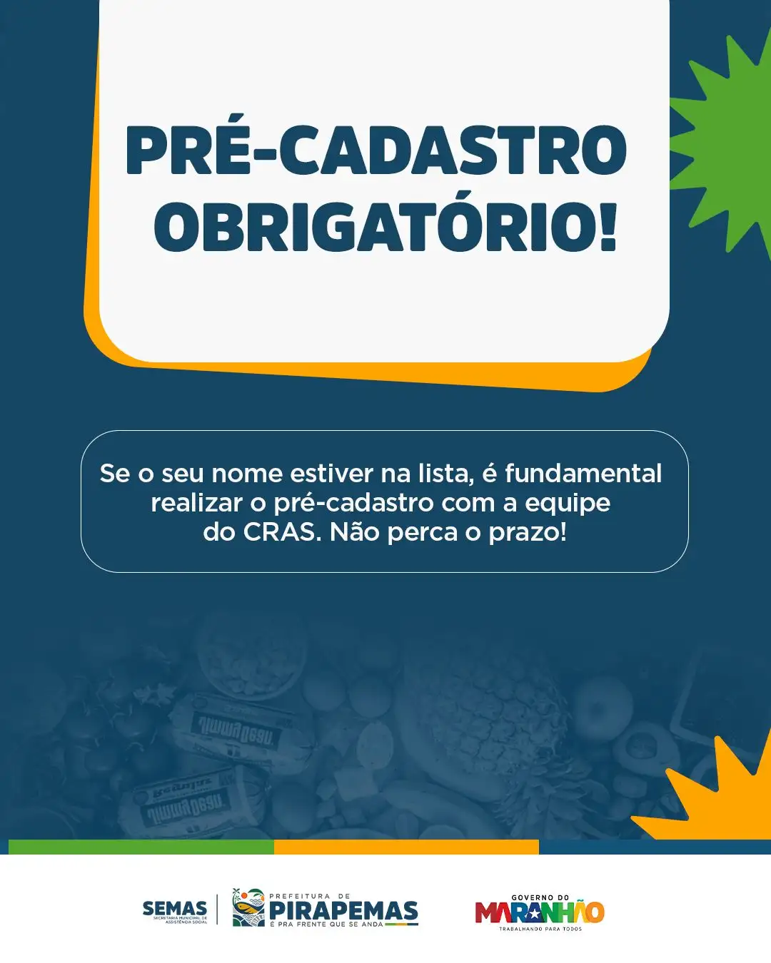Foto 2 – 📢 ATENÇÃO, FAMÍLIAS DO CADÚNICO DE PIRAPEMAS!