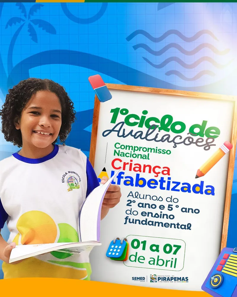 1º Ciclo de Avaliações – Compromisso Nacional Criança Alfabetizada ✏️📖🎯