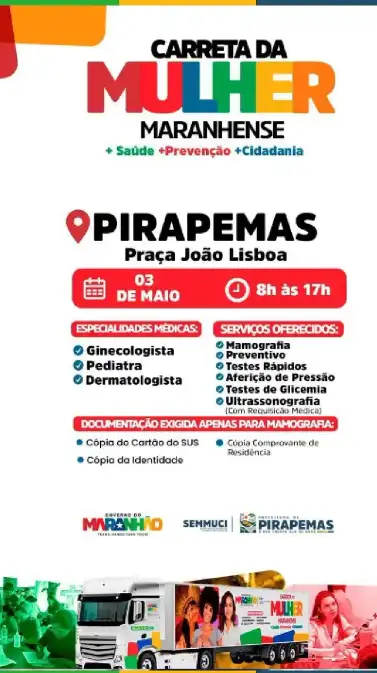 CARRETA DA MULHER MARANHENSE EM PIRAPEMAS!