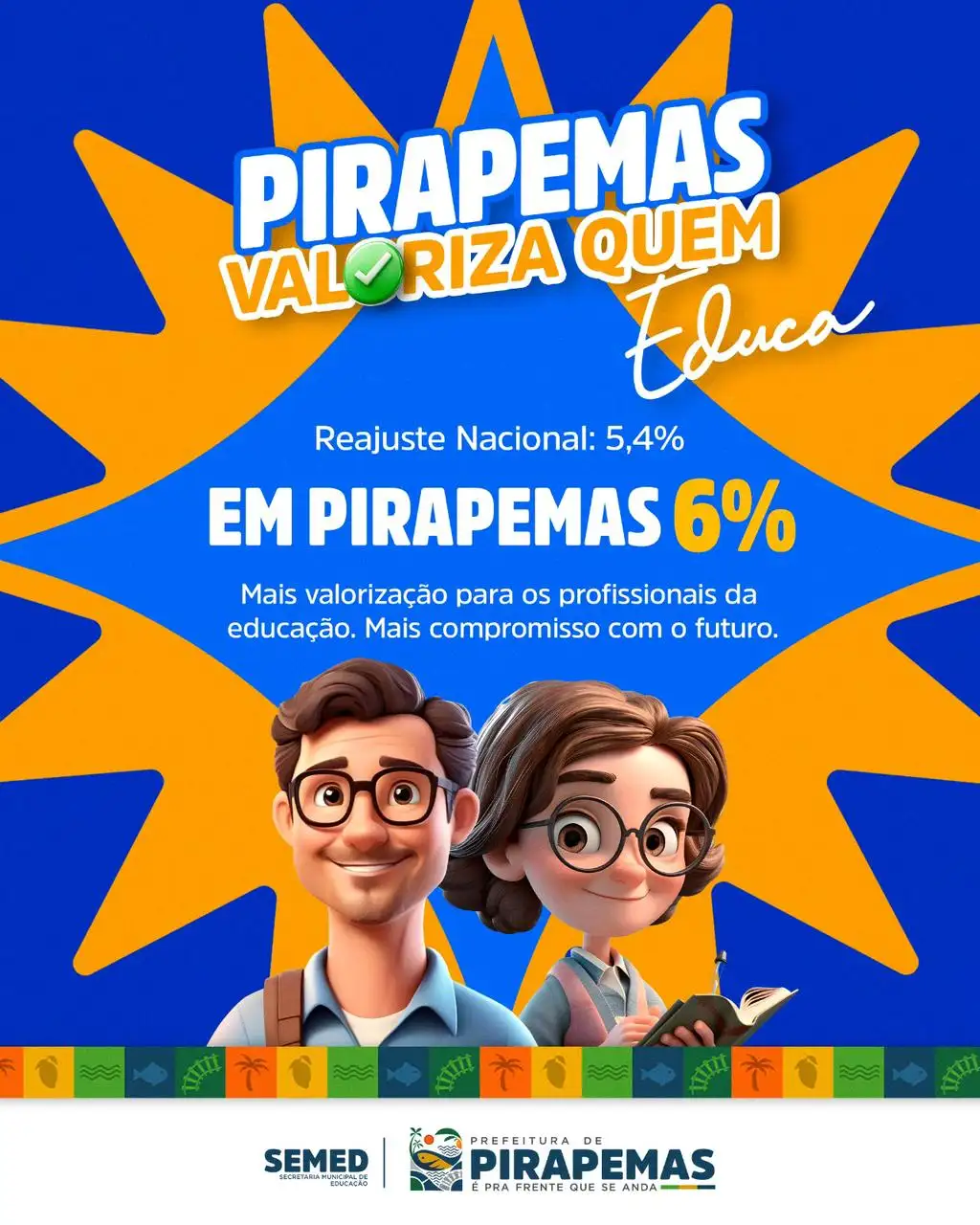 🎉📚 Boa notícia, professores!