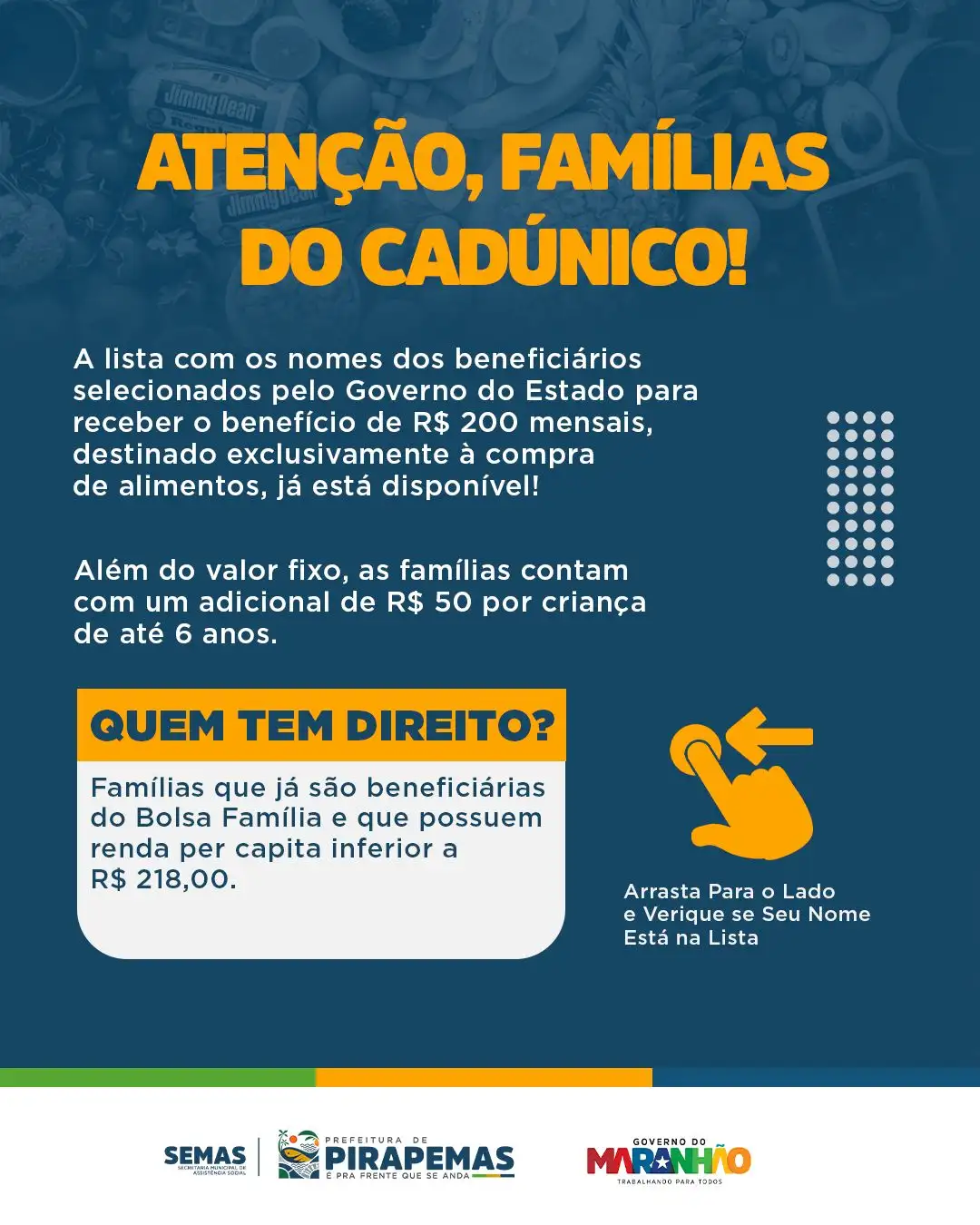 Foto 8 – 📢 ATENÇÃO, FAMÍLIAS DO CADÚNICO DE PIRAPEMAS!