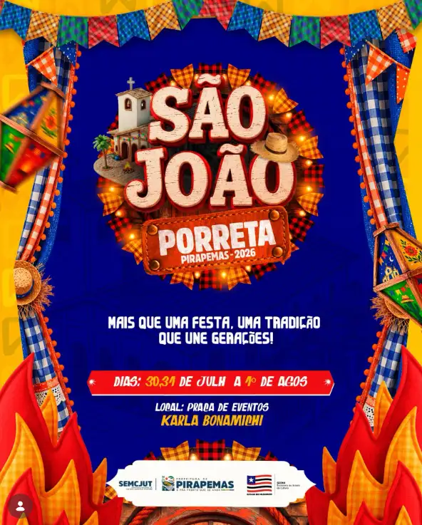 O maior arraial da região já tem data marcada! 🌽🔥