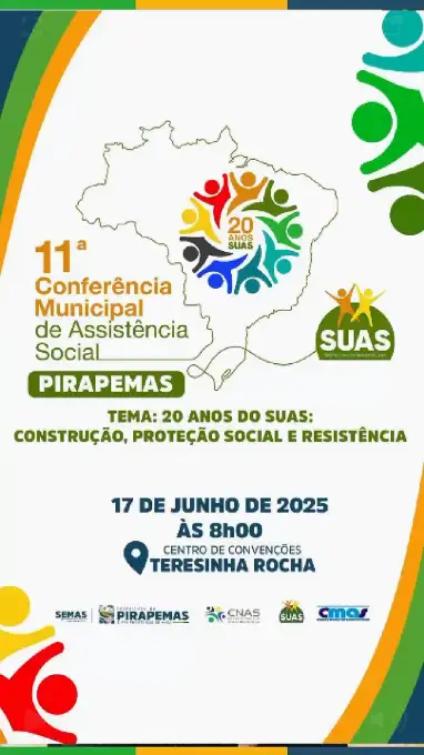 11ª Conferência Municipal de Assistência Social de Pirapemas!