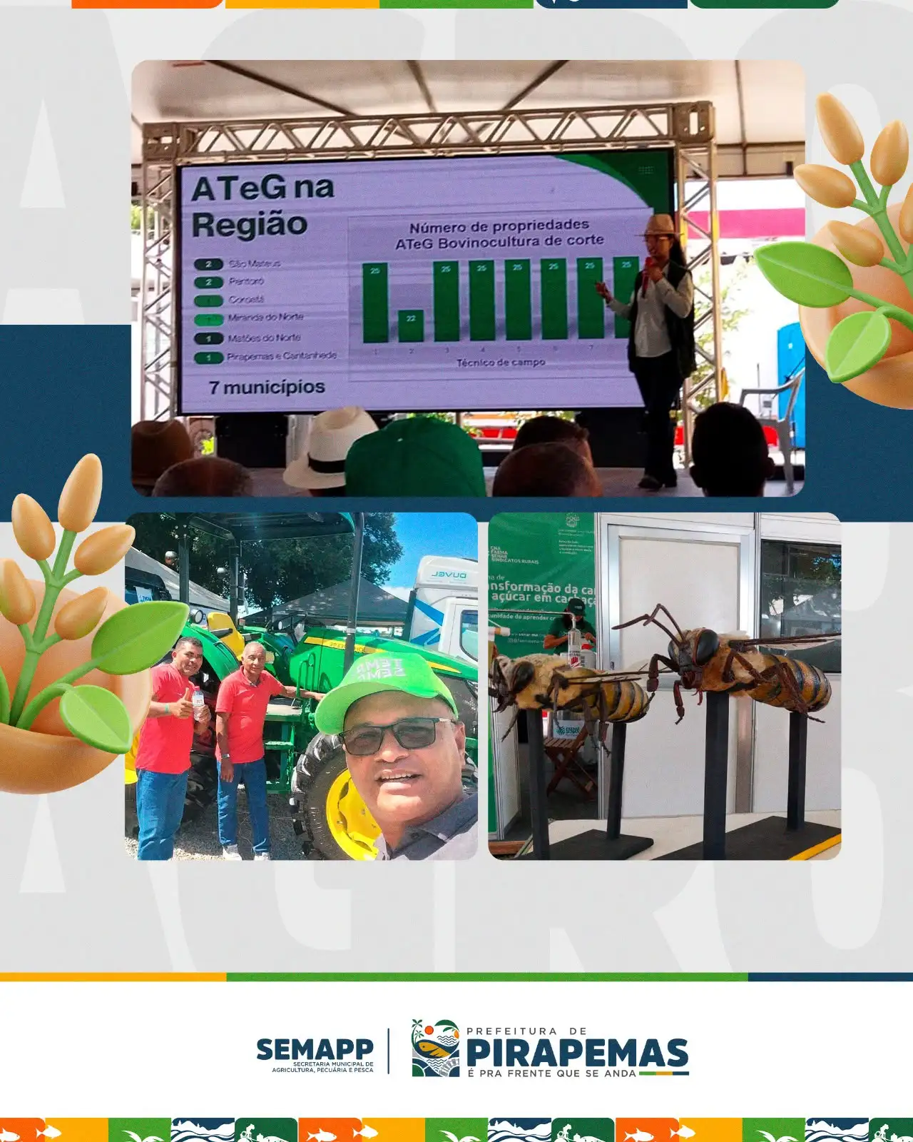 Foto 1 – 🌱🚜 Fortalecendo a agricultura familiar e ampliando oportunidades para quem produz no campo!