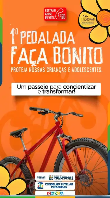 🚴♂️ Pedalada Faça Bonito! 🚴♀️