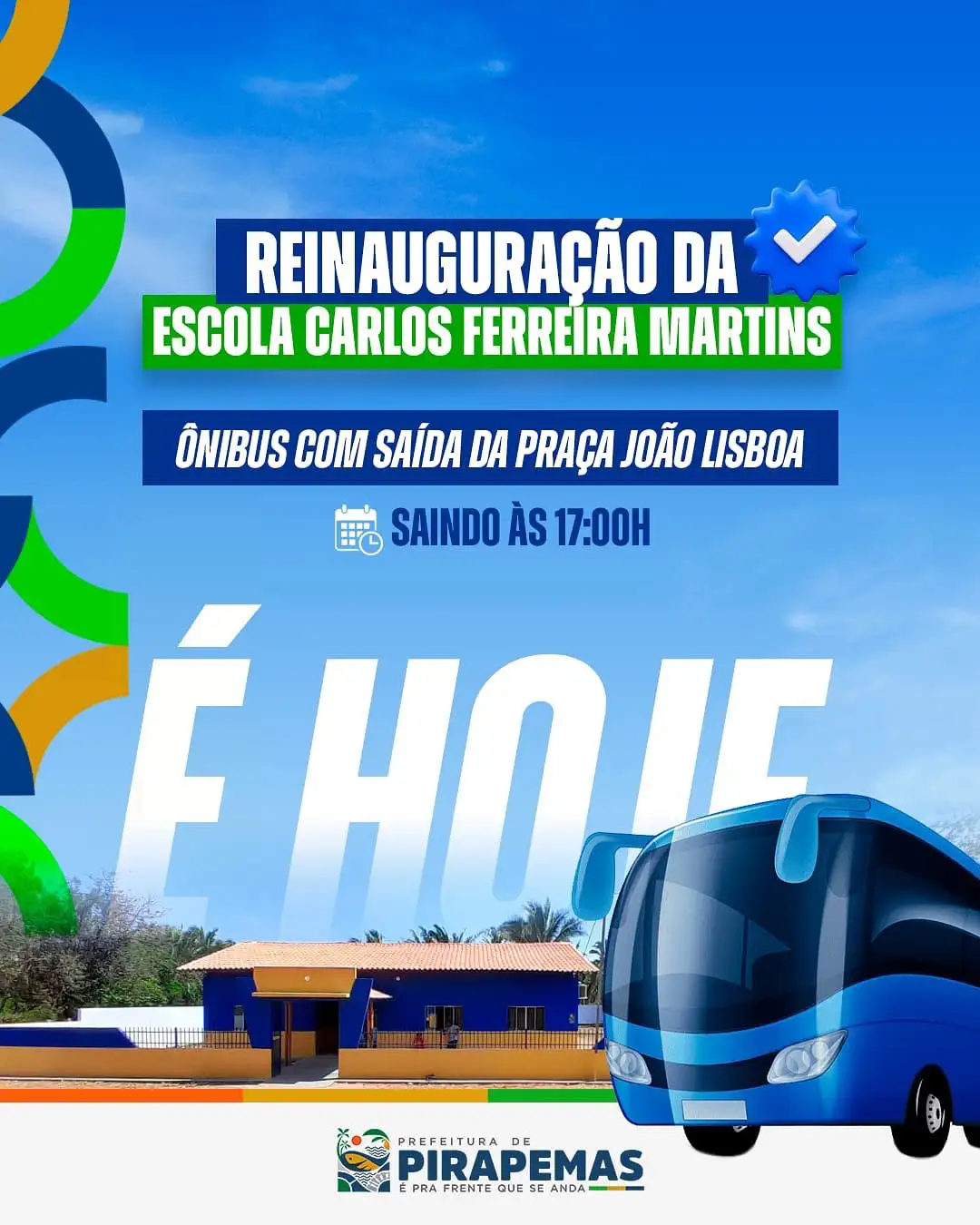 Reinauguração da Escola Carlos Ferreira Martins!