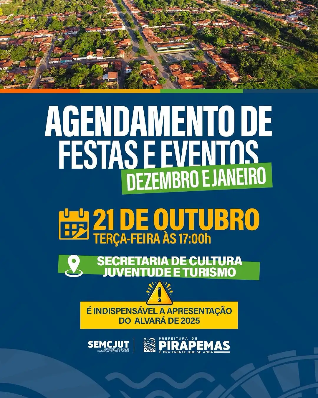 Agendamento de Festas e Eventos!