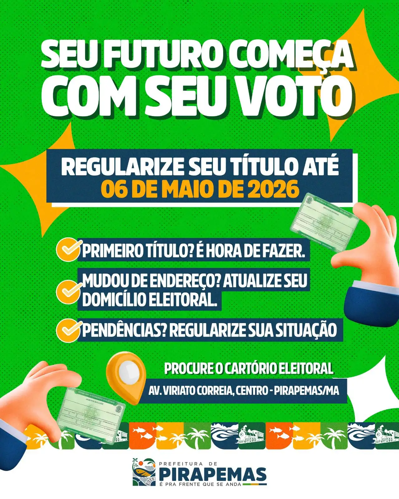 Seu futuro começa com a sua participação! 🗳️✨