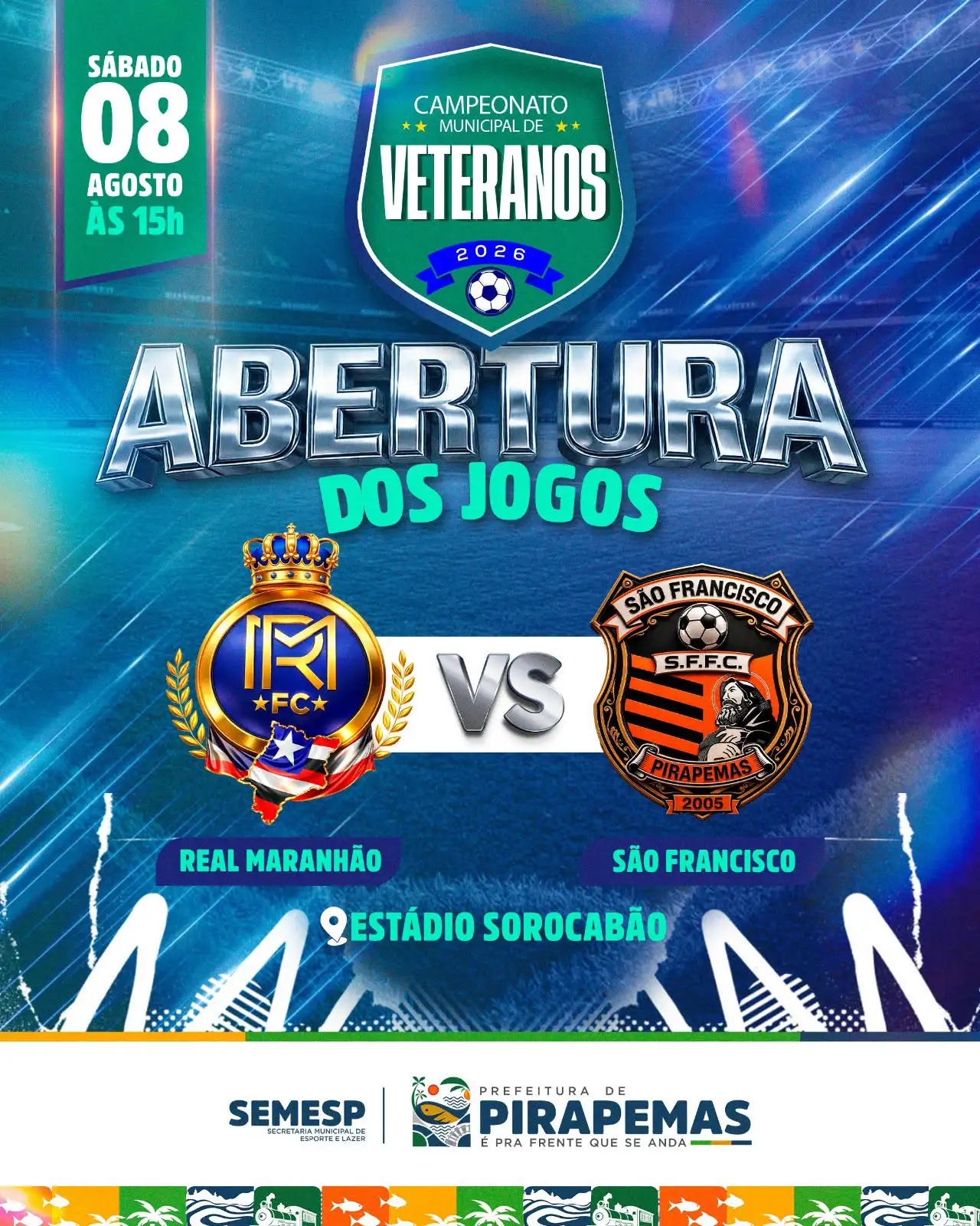 ⚽️ A bola vai rolar no Campeonato Municipal 40tão Master de Pirapemas!