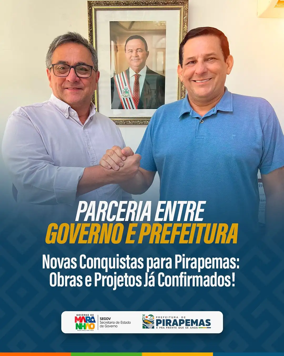 PARCERIA ENTRE GOVERNO E PREFEITURA!
