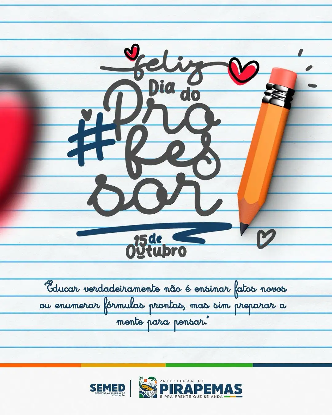 📚 Feliz Dia do Professor!