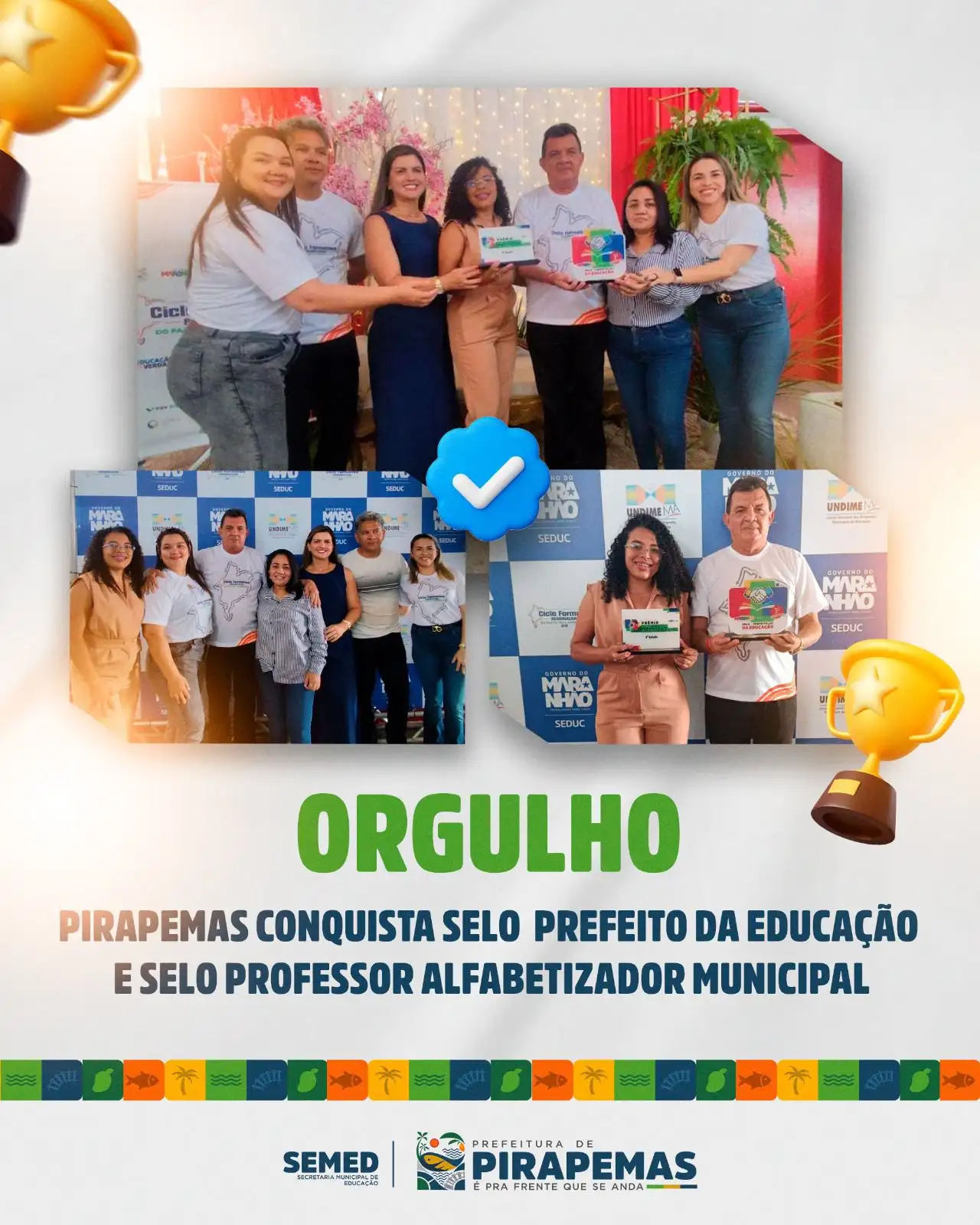 🌟 Orgulho para a educação de Pirapemas! 📚✨