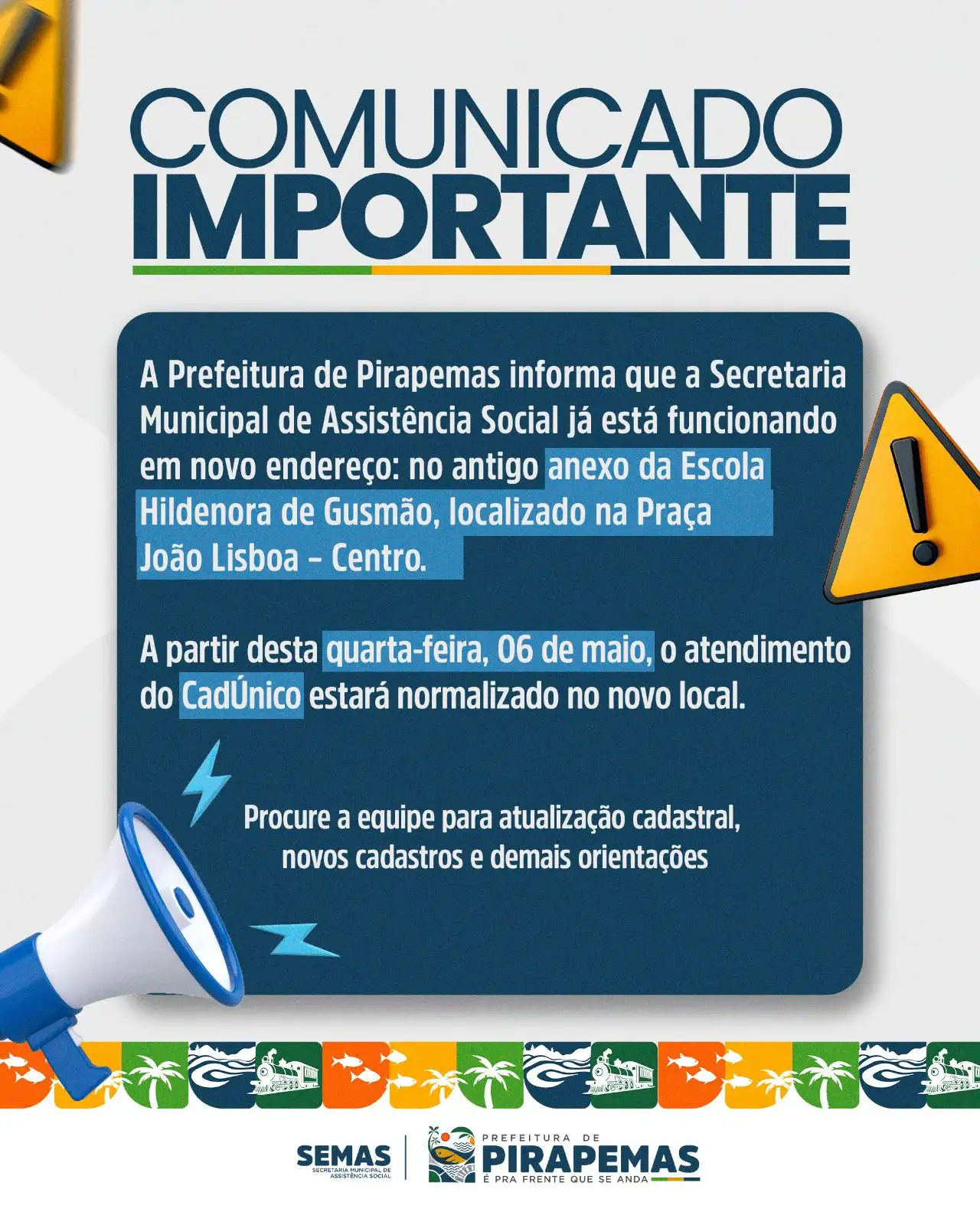 COMUNICADO IMPORTANTE