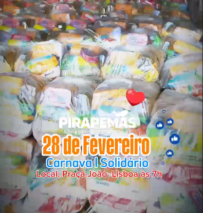 Carnaval Solidário em Pirapemas