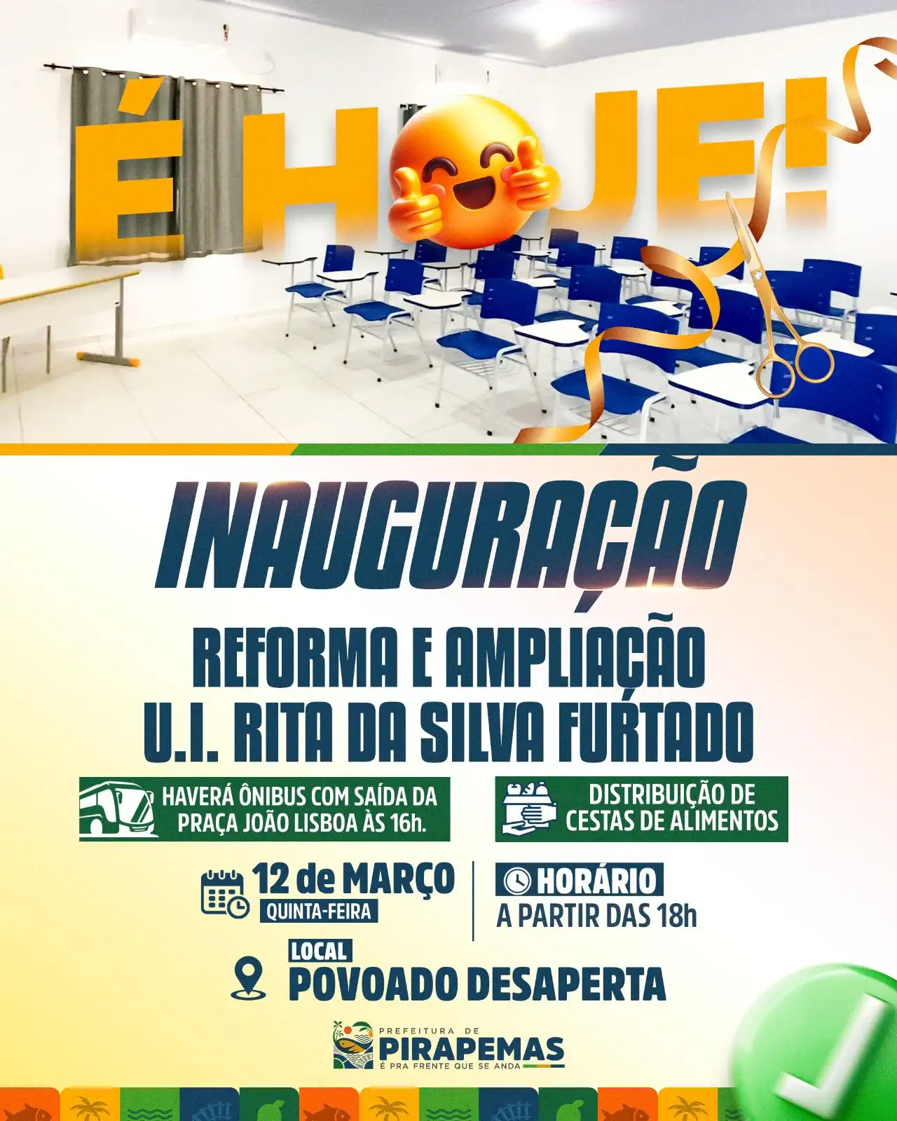 🚨 É HOJE! 🎉